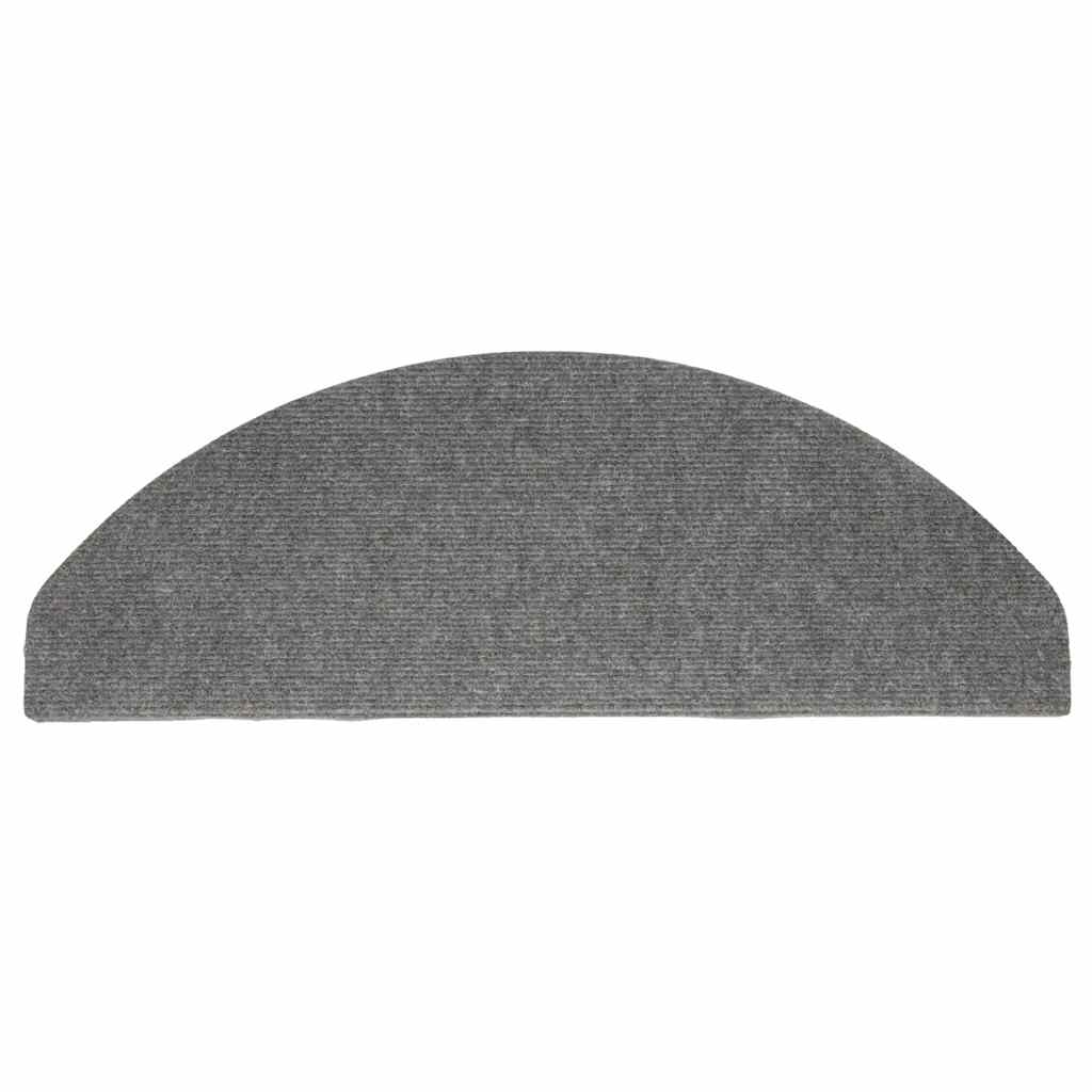 vidaXL Maty na schody samoprzylepne 30 szt. Szare 65x22,5x3,5 cm