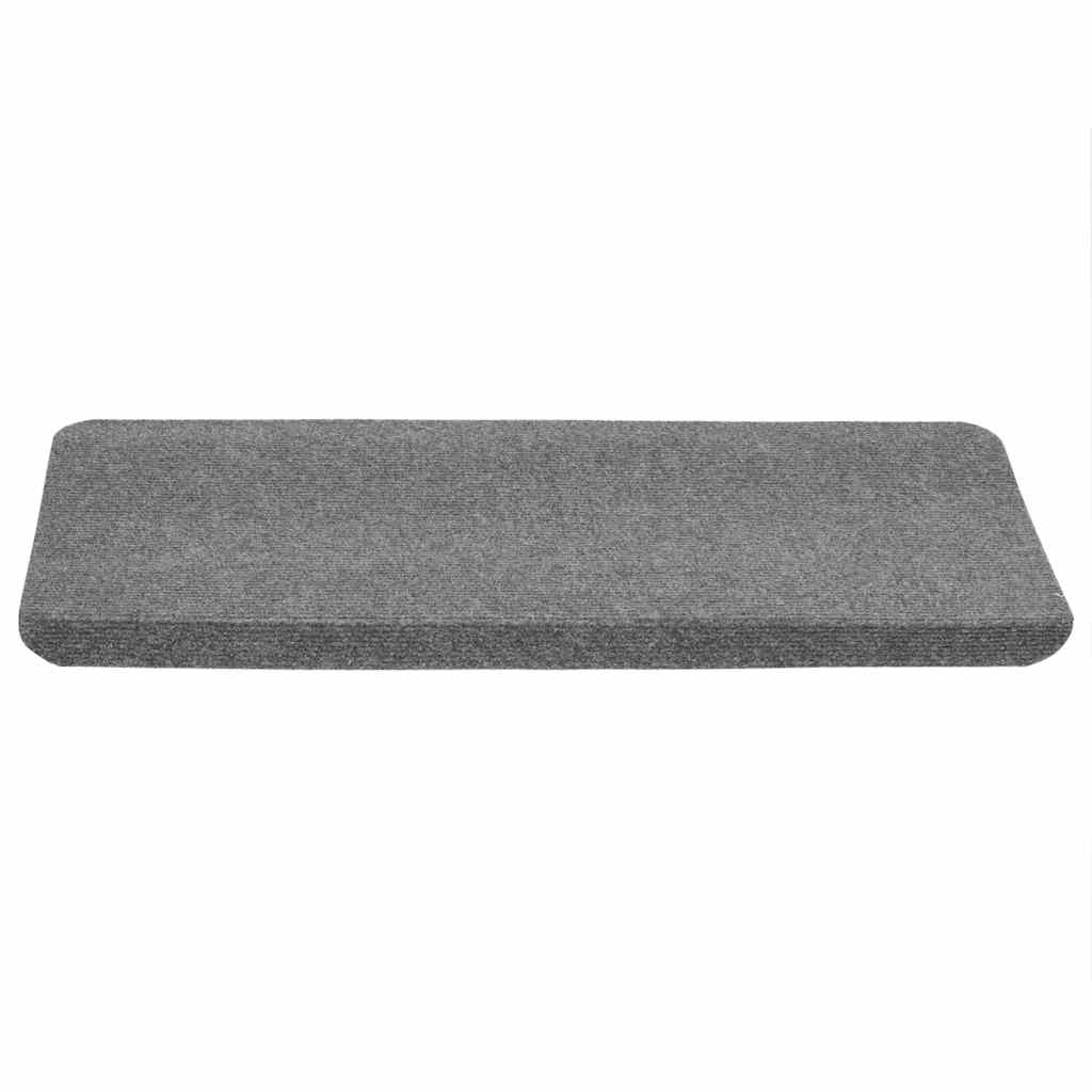 vidaXL Maty na schody samoprzylepne 30 szt. Szare 65x24,5x3,5 cm