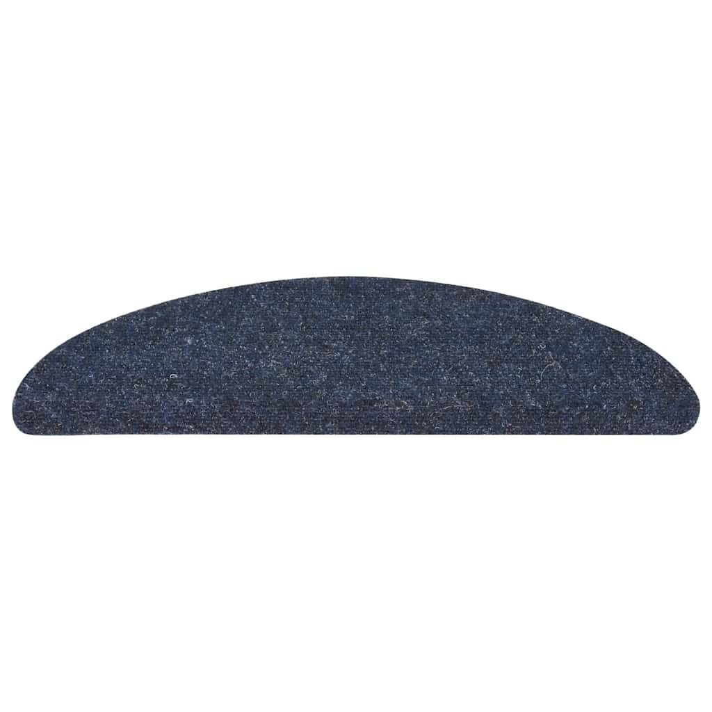 vidaXL Maty na schody samoprzylepne 30 szt. Niebieskie 56x17x3 cm