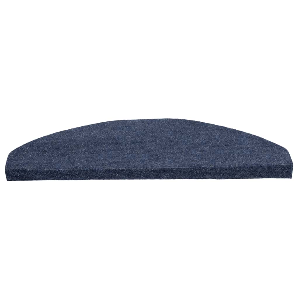 vidaXL Maty na schody samoprzylepne 30 szt. Niebieskie 65x22,5x3,5 cm