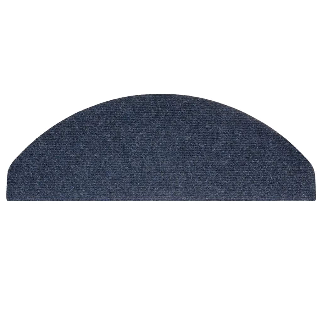 vidaXL Maty na schody samoprzylepne 30 szt. Niebieskie 65x22,5x3,5 cm