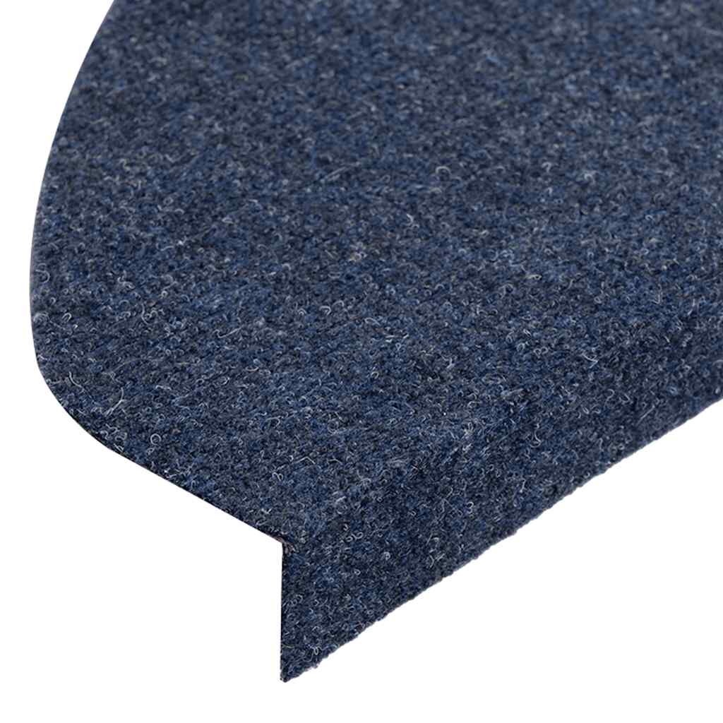 vidaXL Maty na schody samoprzylepne 30 szt. Niebieskie 65x22,5x3,5 cm