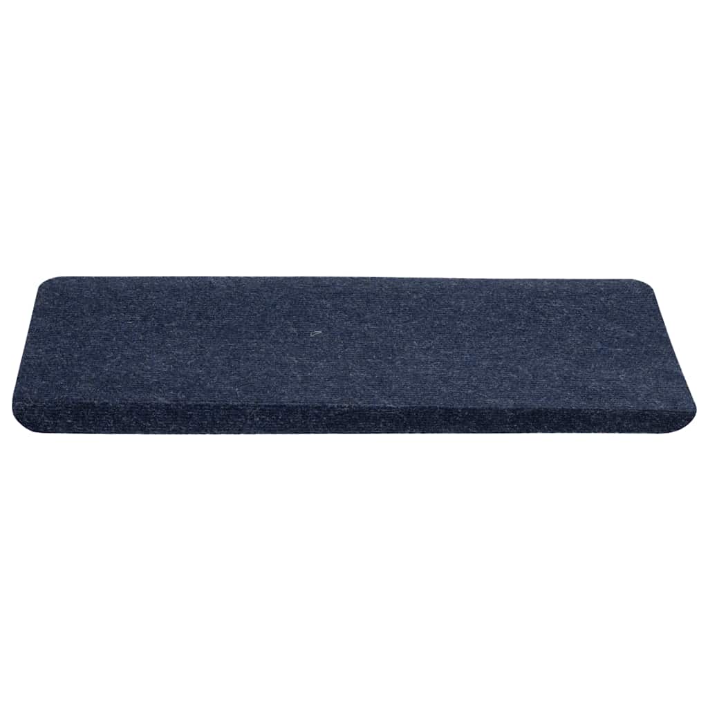 vidaXL Maty na schody samoprzylepne 30 szt. Niebieskie 65x24,5x3,5 cm