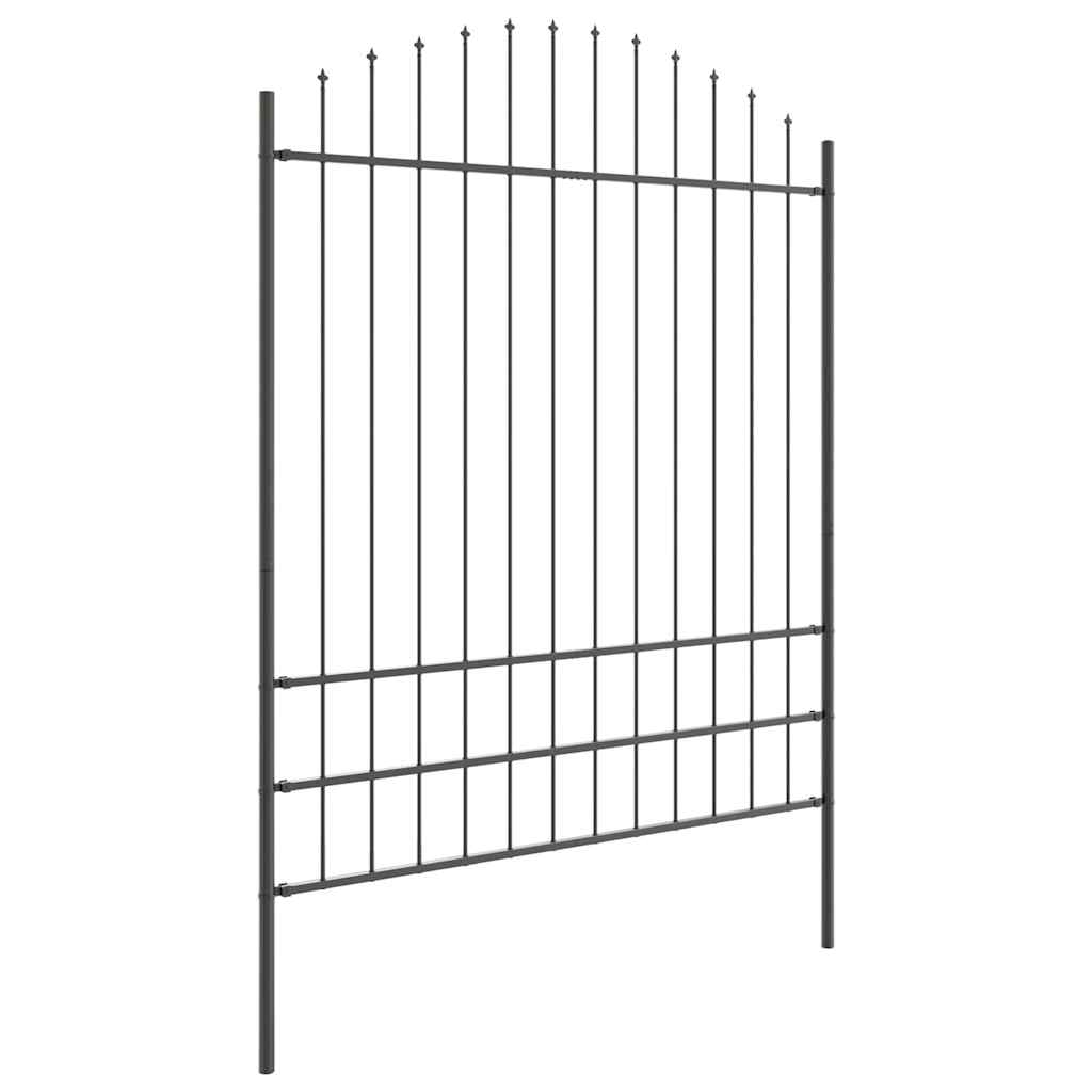 vidaXL Ogrodzenie Ogrodowe 2 pcs Szary 170 x 225 cm