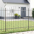 vidaXL Ogrodzenie Ogrodowe 5 pcs Szary 170 x 165 cm