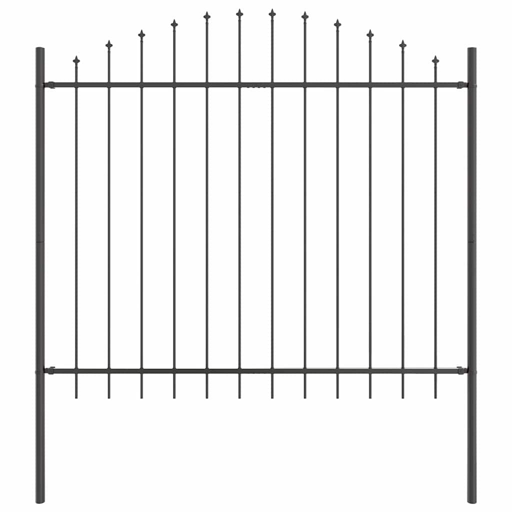 vidaXL Ogrodzenie Ogrodowe 5 pcs Szary 170 x 190 cm