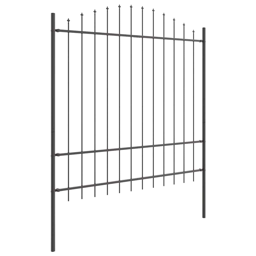 vidaXL Ogrodzenie Ogrodowe 6 pcs Szary 170 x 215 cm