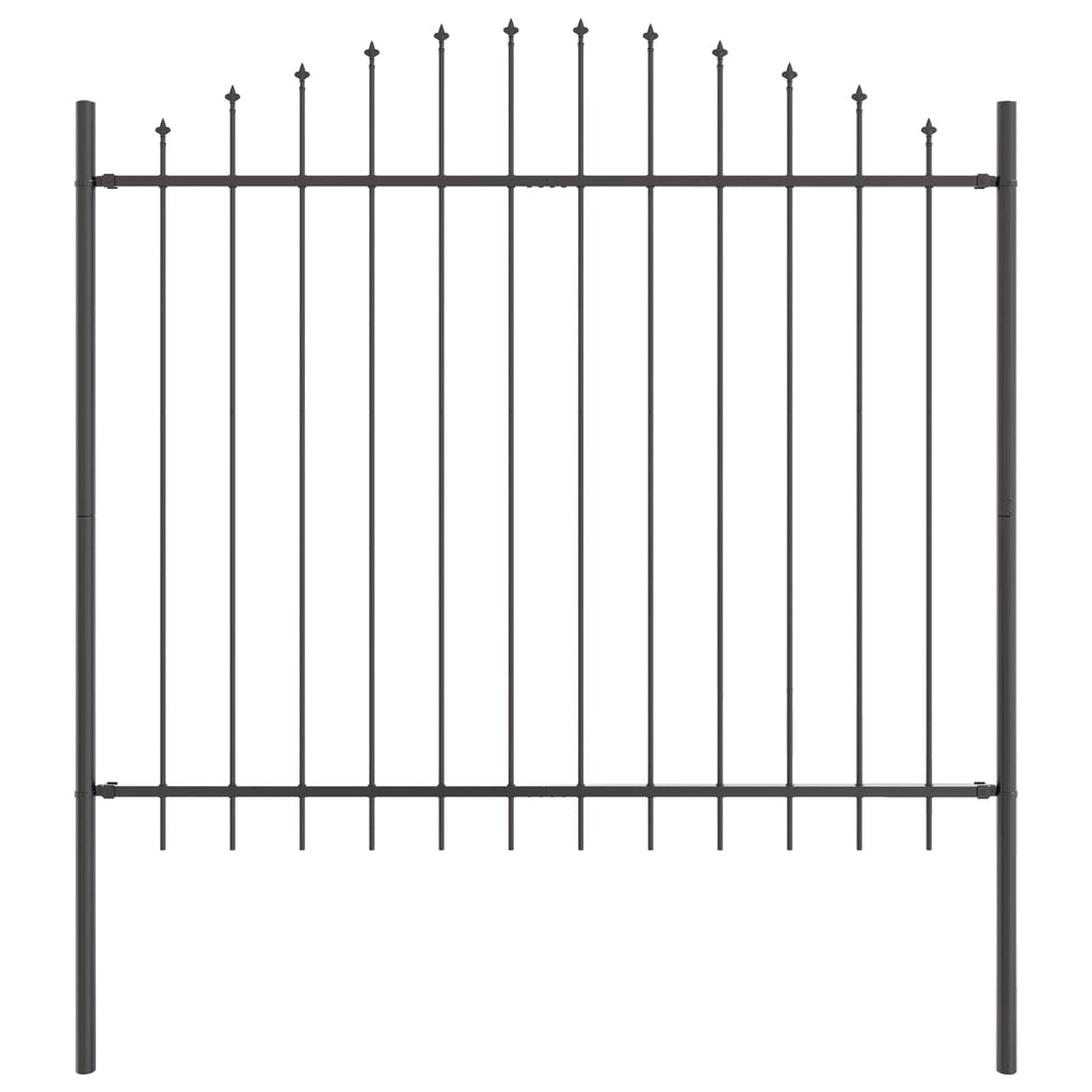 vidaXL Ogrodzenie Ogrodowe 7 pcs Szary 170 x 190 cm