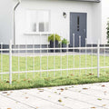 vidaXL Ogrodzenie Ogrodowe Woerden 5 pcs Biały