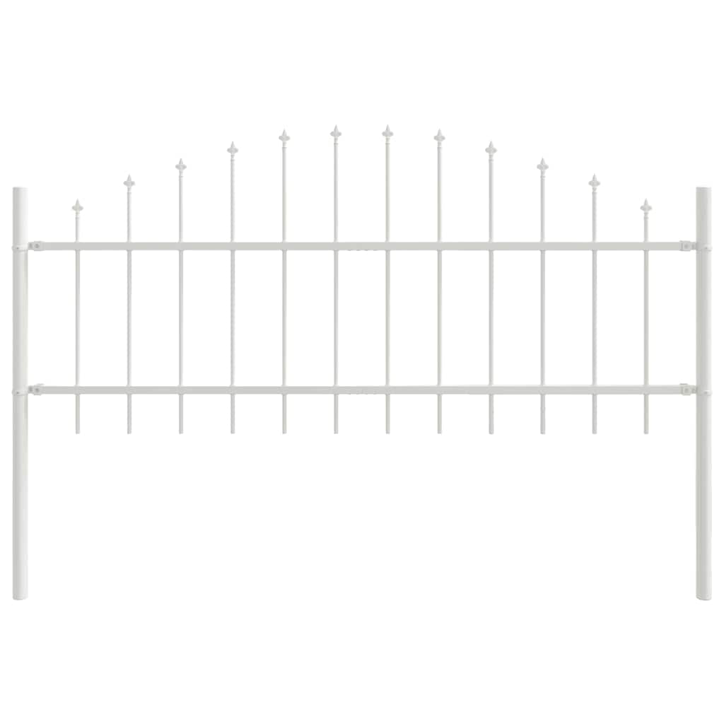 vidaXL Ogrodzenie Ogrodowe Woerden 5 pcs Biały
