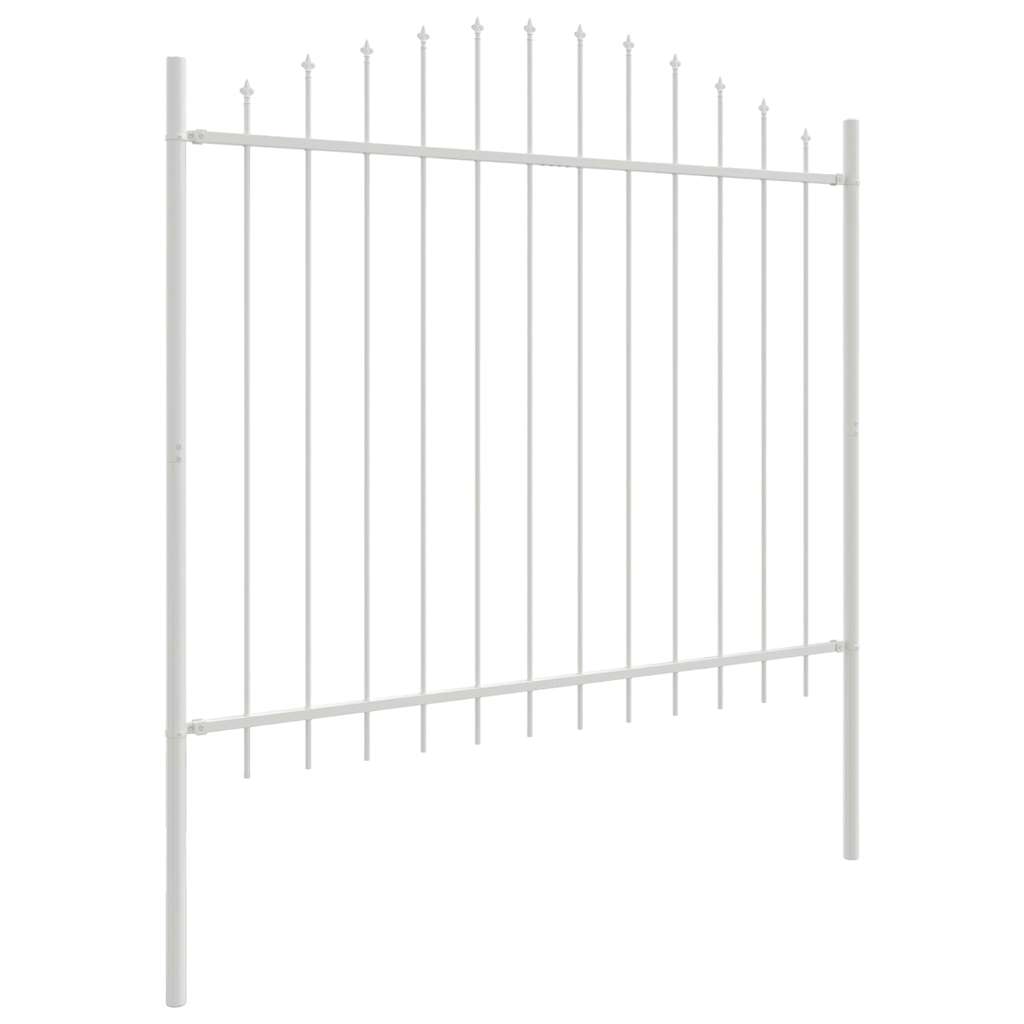 vidaXL Ogrodzenie Ogrodowe 5 pcs Biały 170 x 190 cm