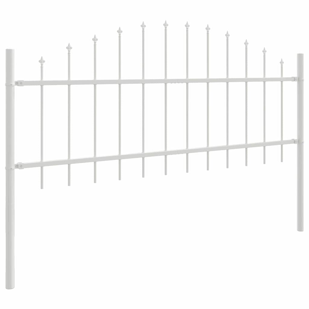 vidaXL Ogrodzenie Ogrodowe Woerden 6 pcs Biały