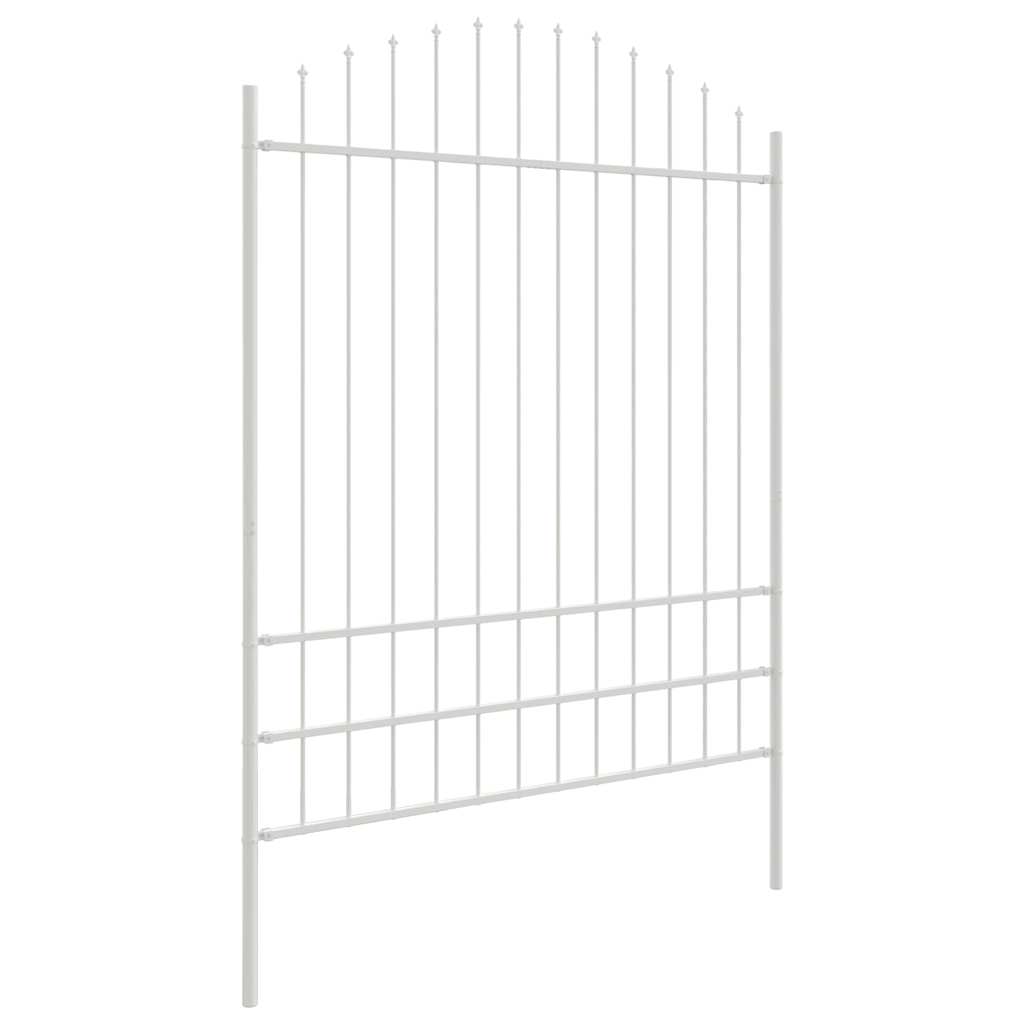 vidaXL Ogrodzenie Ogrodowe 6 pcs Biały 170 x 225 cm