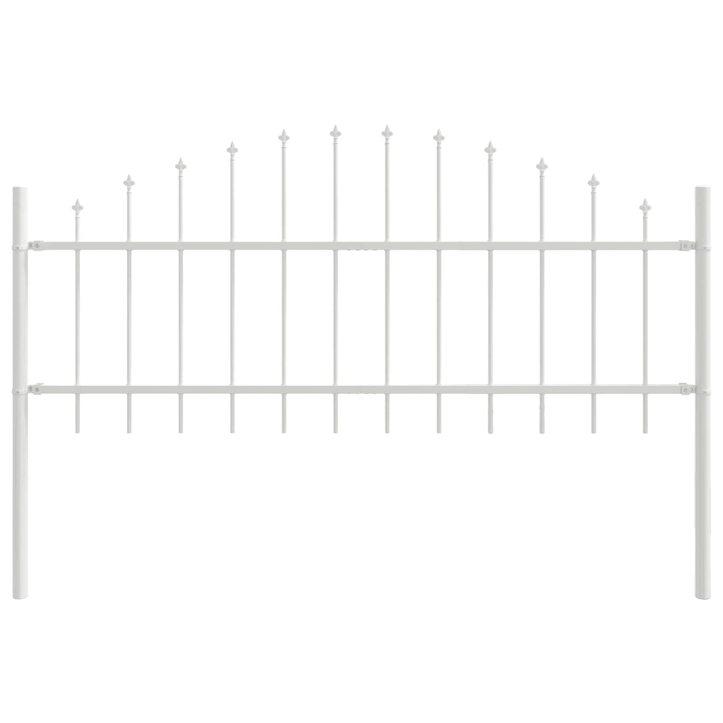 vidaXL Ogrodzenie Ogrodowe Woerden 7 pcs Biały
