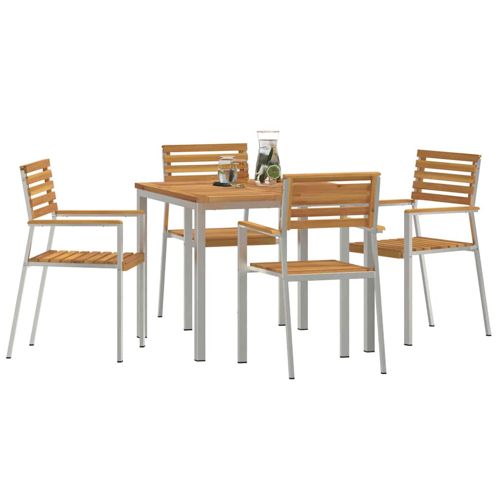 vidaXL Zestaw do jadalni w ogrodzie 5 pcs