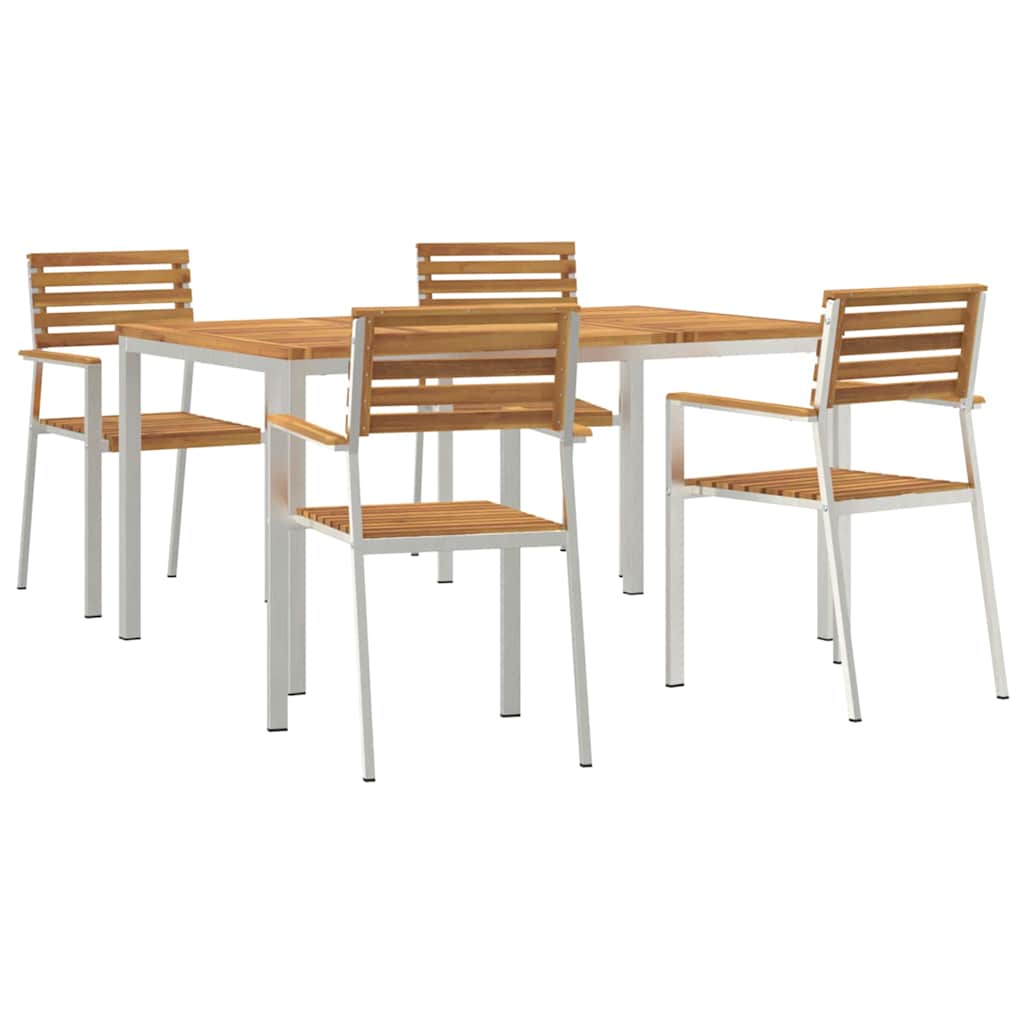 vidaXL Zestaw do jadalni w ogrodzie 5 pcs