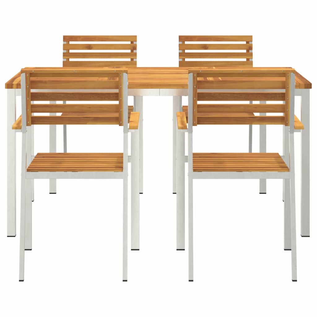 vidaXL Zestaw do jadalni w ogrodzie 5 pcs
