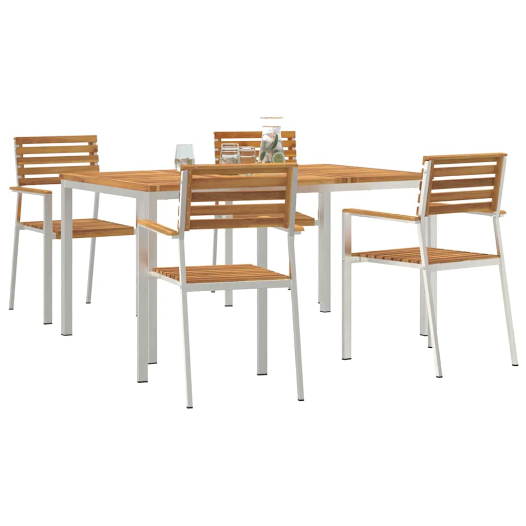vidaXL Zestaw do jadalni w ogrodzie 5 pcs