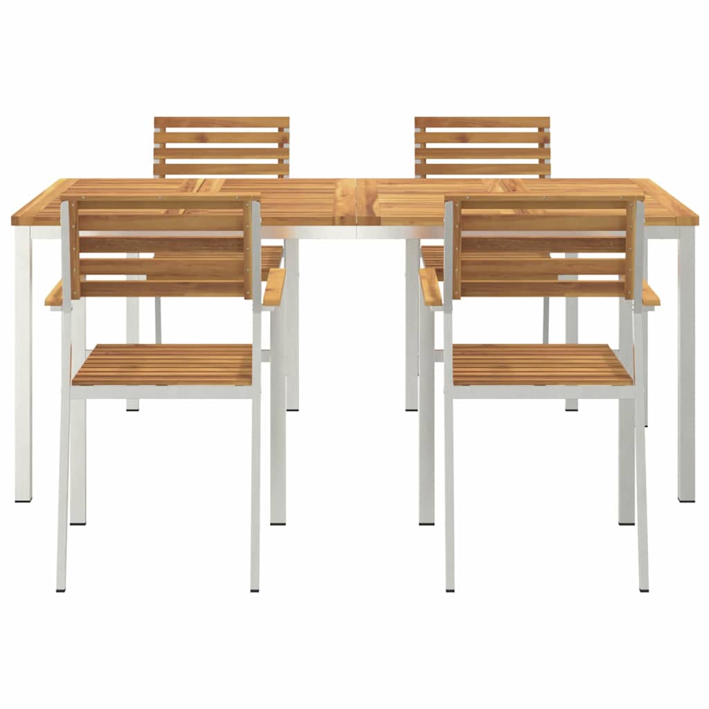 vidaXL Zestaw do jadalni w ogrodzie 5 pcs