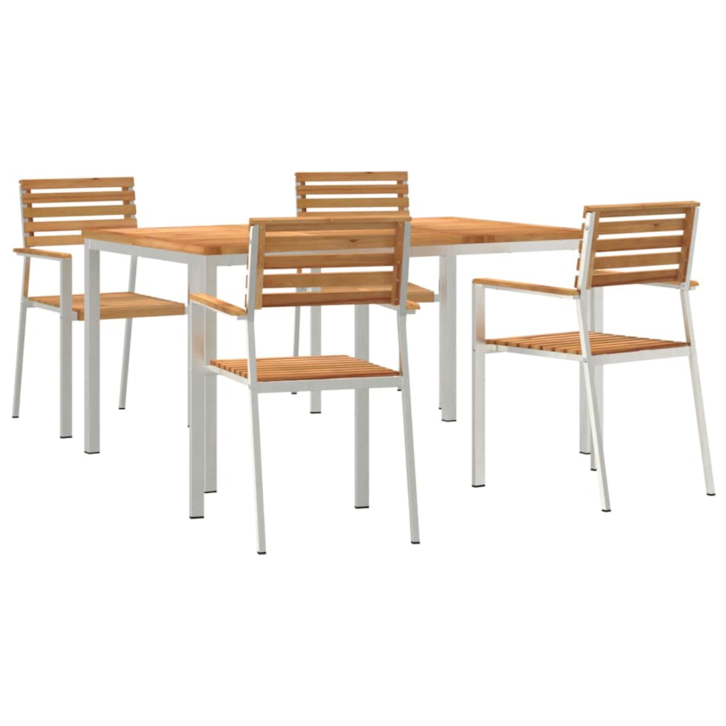 vidaXL Zestaw do jadalni w ogrodzie 5 pcs