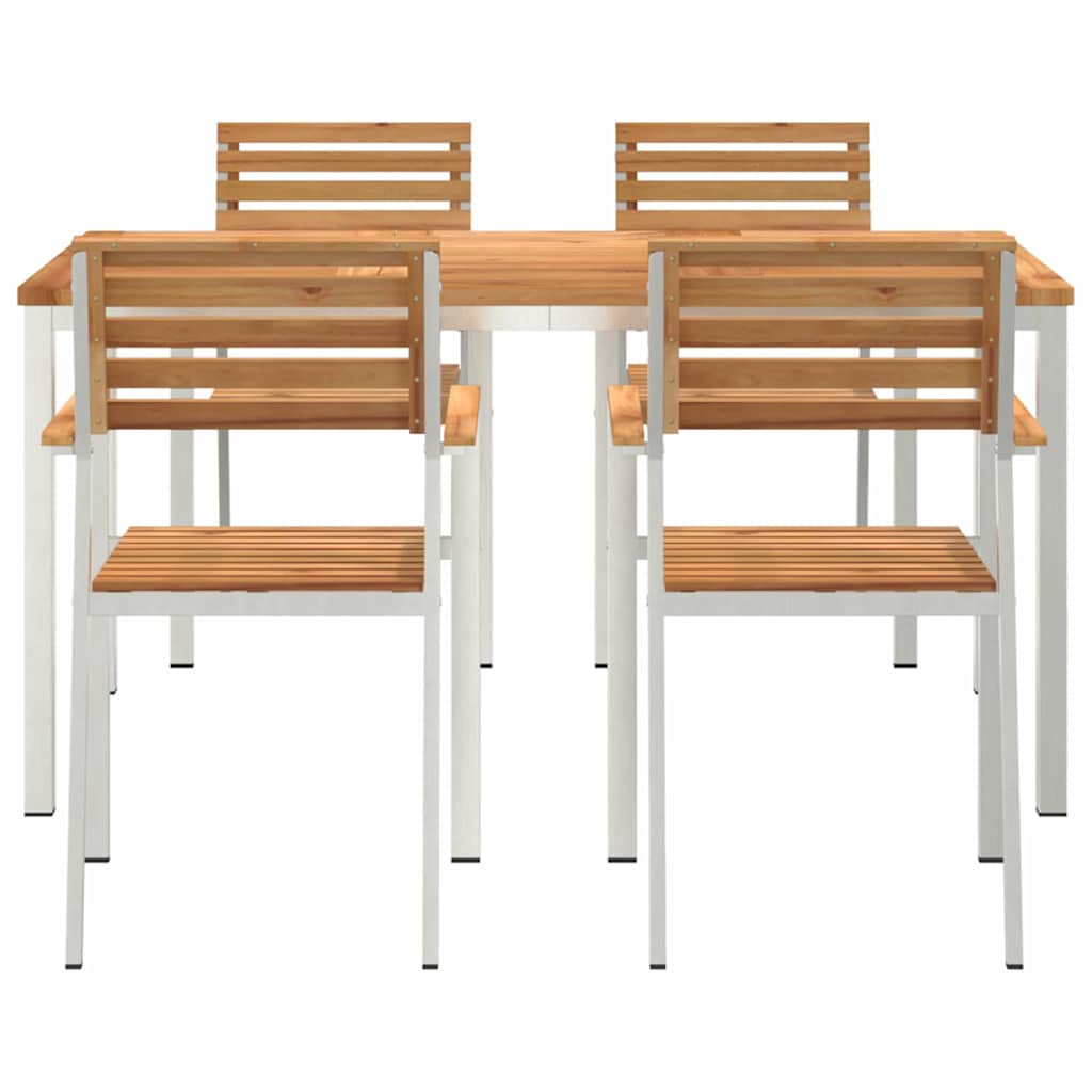 vidaXL Zestaw do jadalni w ogrodzie 5 pcs