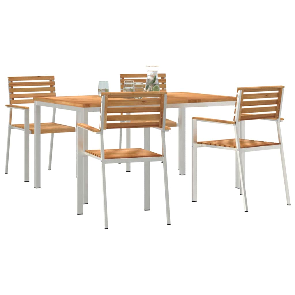 vidaXL Zestaw do jadalni w ogrodzie 5 pcs