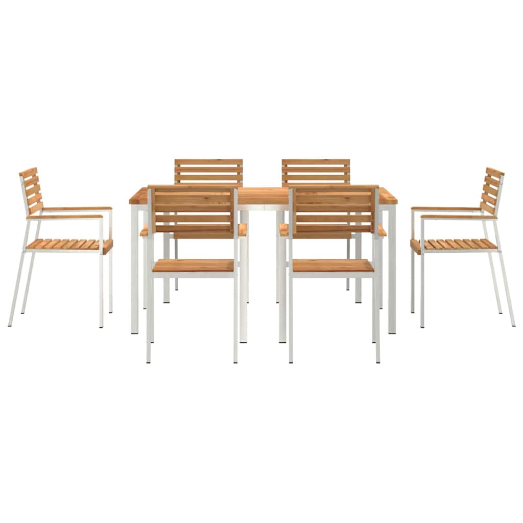 vidaXL Zestaw do jadalni w ogrodzie 7 pcs