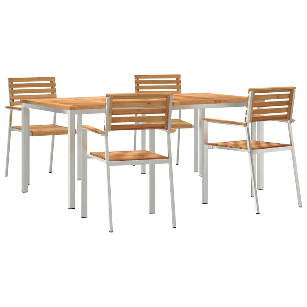 vidaXL Zestaw do jadalni w ogrodzie 5 pcs
