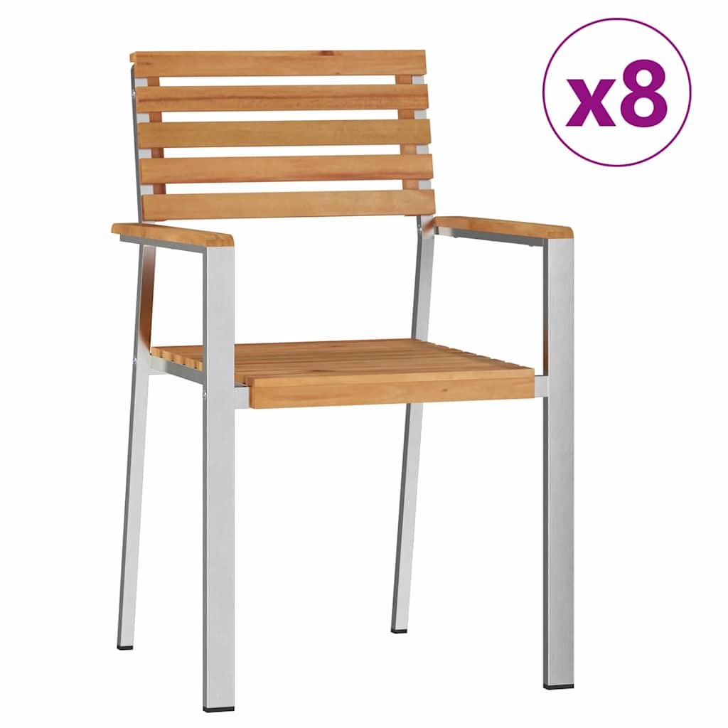 vidaXL Zestaw do jadalni w ogrodzie 9 pcs