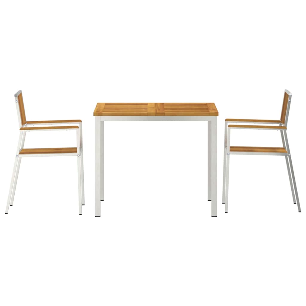 vidaXL Zestaw do jedzenia na zewnątrz 3 pcs