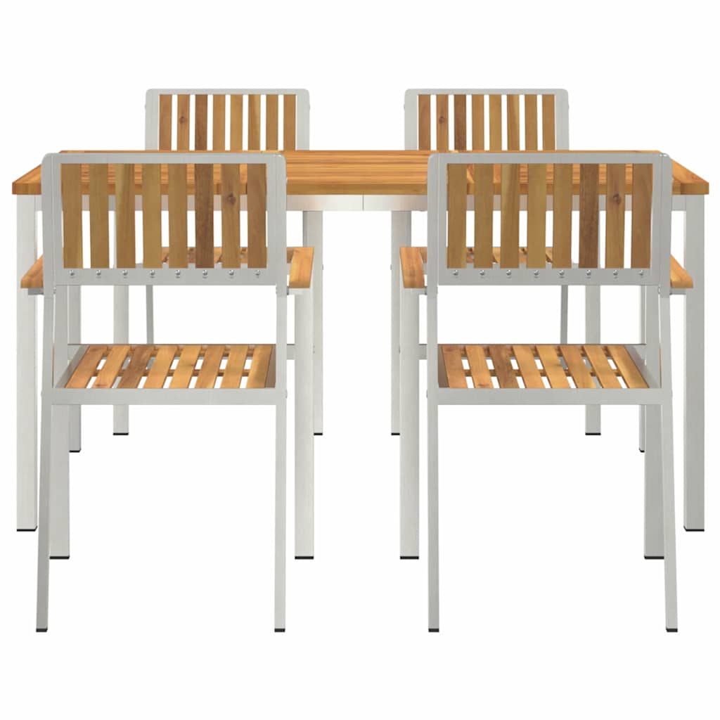 vidaXL Zestaw do jedzenia na zewnątrz 5 pcs