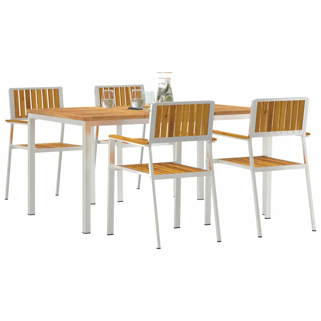 vidaXL Zestaw do jedzenia na zewnątrz 5 pcs