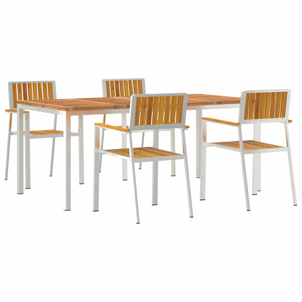 vidaXL Zestaw do jedzenia na zewnątrz 5 pcs