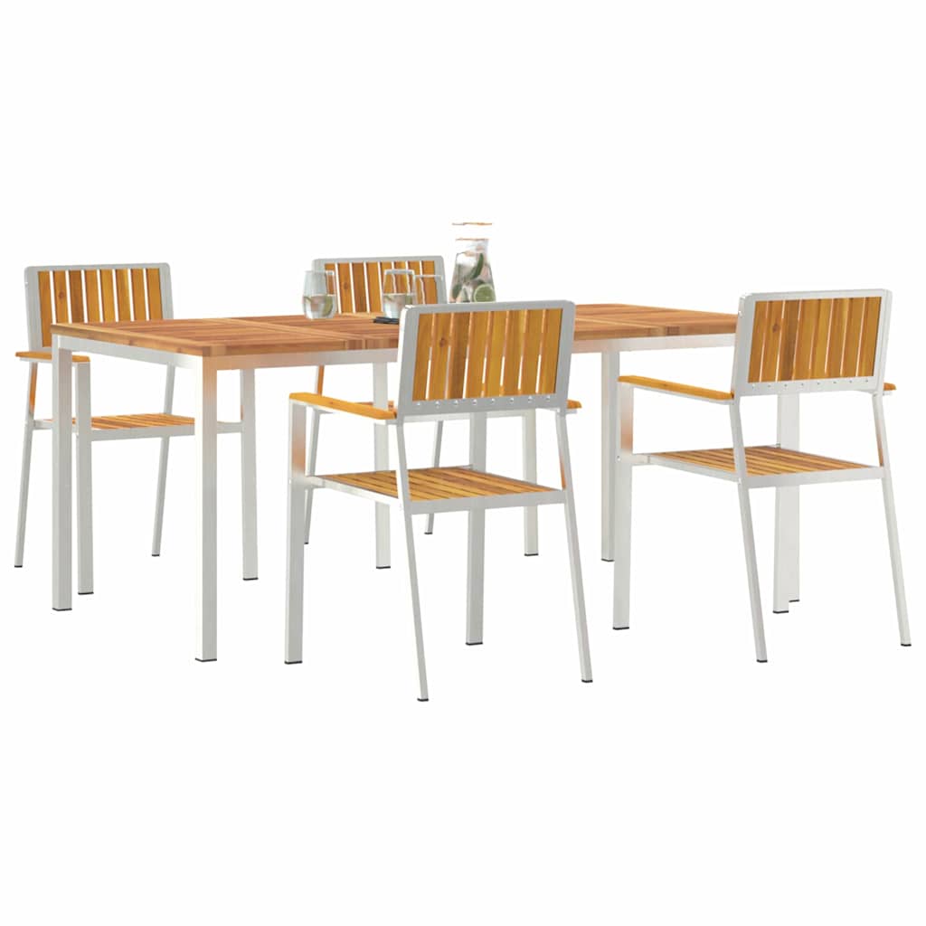 vidaXL Zestaw do jedzenia na zewnątrz 5 pcs