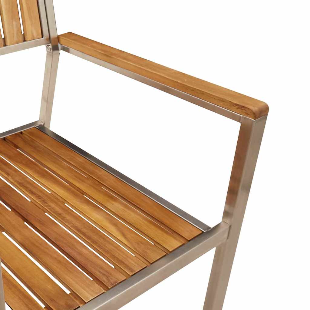 vidaXL Zestaw do jedzenia na zewnątrz 7 pcs