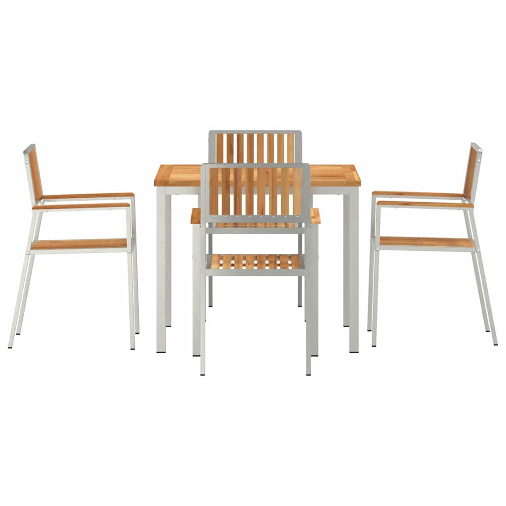 vidaXL Zestaw do jedzenia na zewnątrz 5 pcs