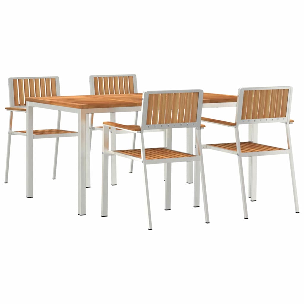 vidaXL Zestaw do jedzenia na zewnątrz 5 pcs