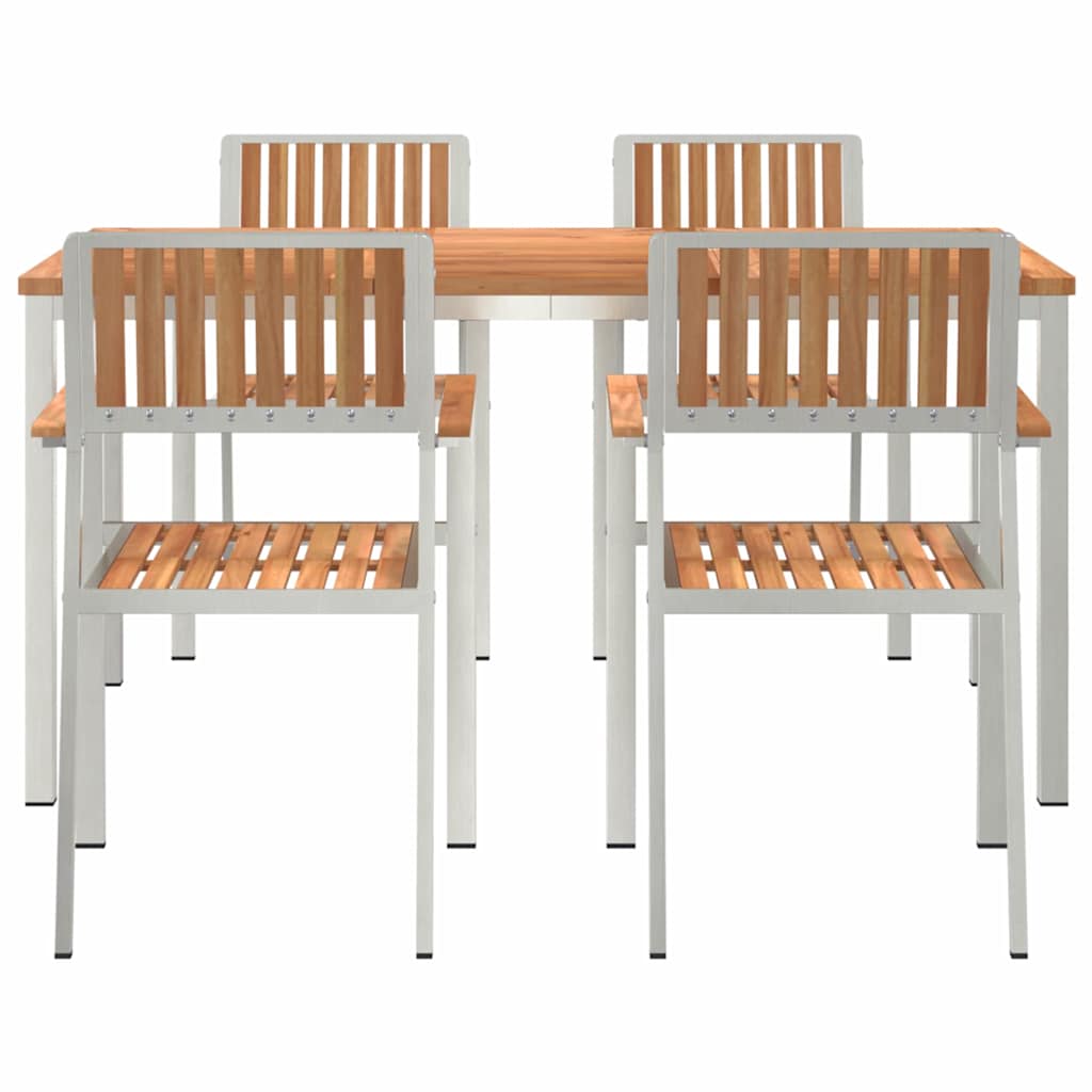 vidaXL Zestaw do jedzenia na zewnątrz 5 pcs