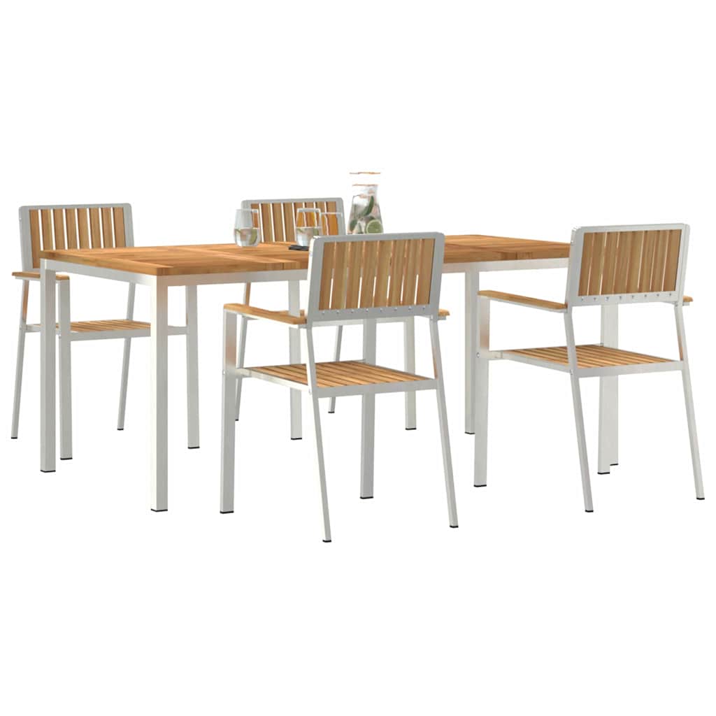 vidaXL Zestaw do jedzenia na zewnątrz 5 pcs