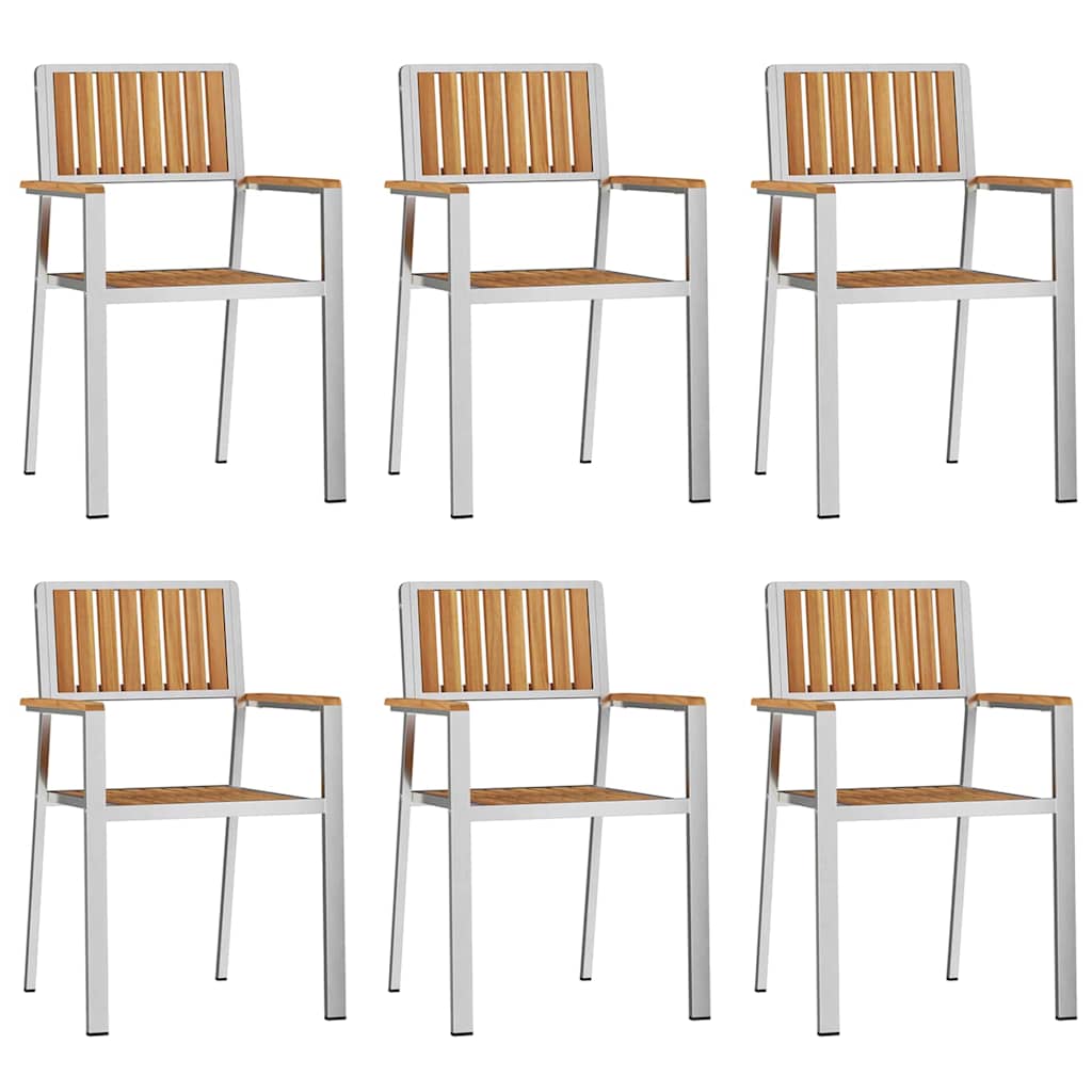vidaXL Zestaw do jedzenia na zewnątrz 7 pcs