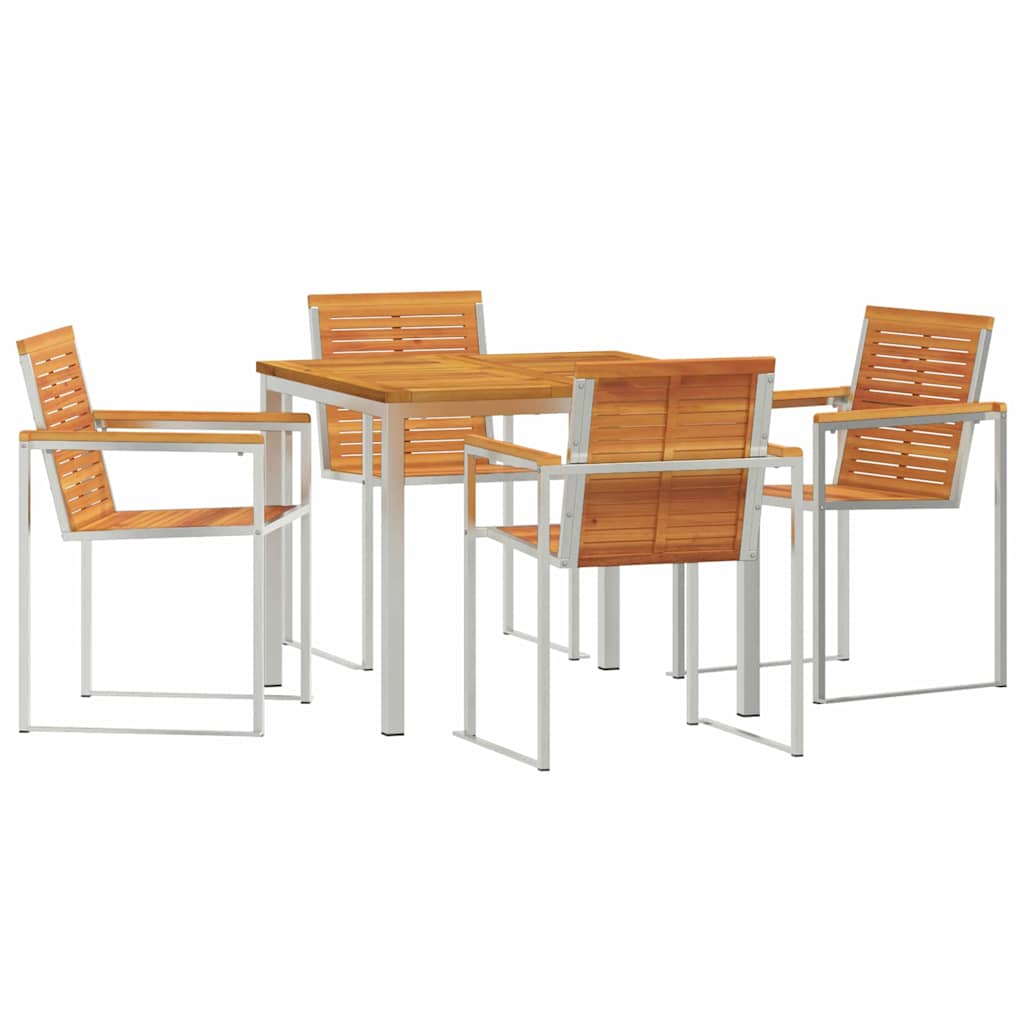 vidaXL Zestaw do jadalni w ogrodzie 5 pcs