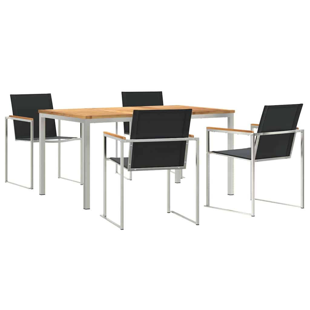 vidaXL Zestaw do jadalni w ogrodzie 5 pcs