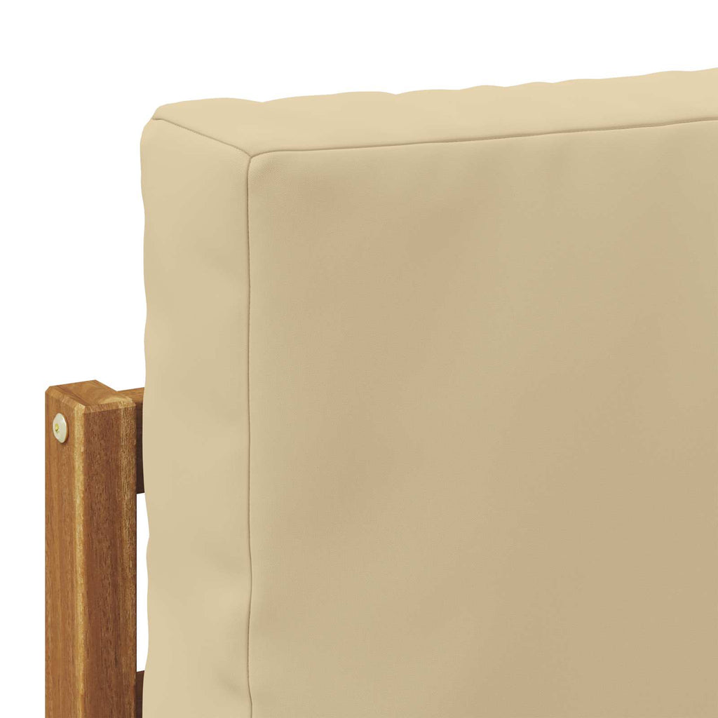 vidaXL Zestaw sof na zewnątrz z poduszką 5 pcs Naturalny i Beżowy