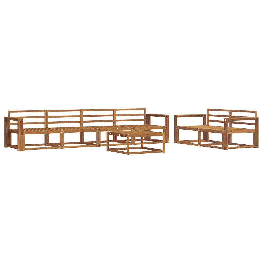 vidaXL Zestaw sof na zewnątrz 7 pcs Naturalny Lite Drewno Akacji