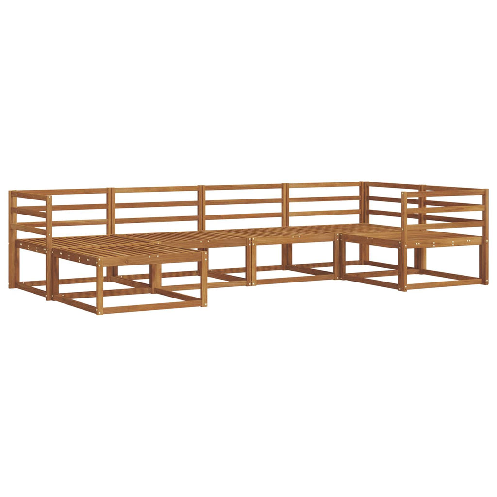vidaXL Zestaw sof na zewnątrz 6 pcs naturalny Lite Drewno Akacji