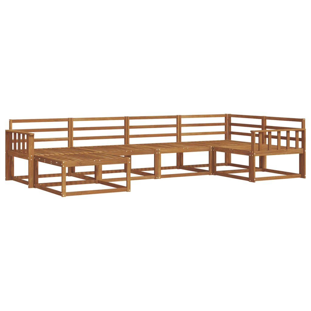 vidaXL Zestaw sof na zewnątrz 6 pcs naturalny Lite Drewno Akacji
