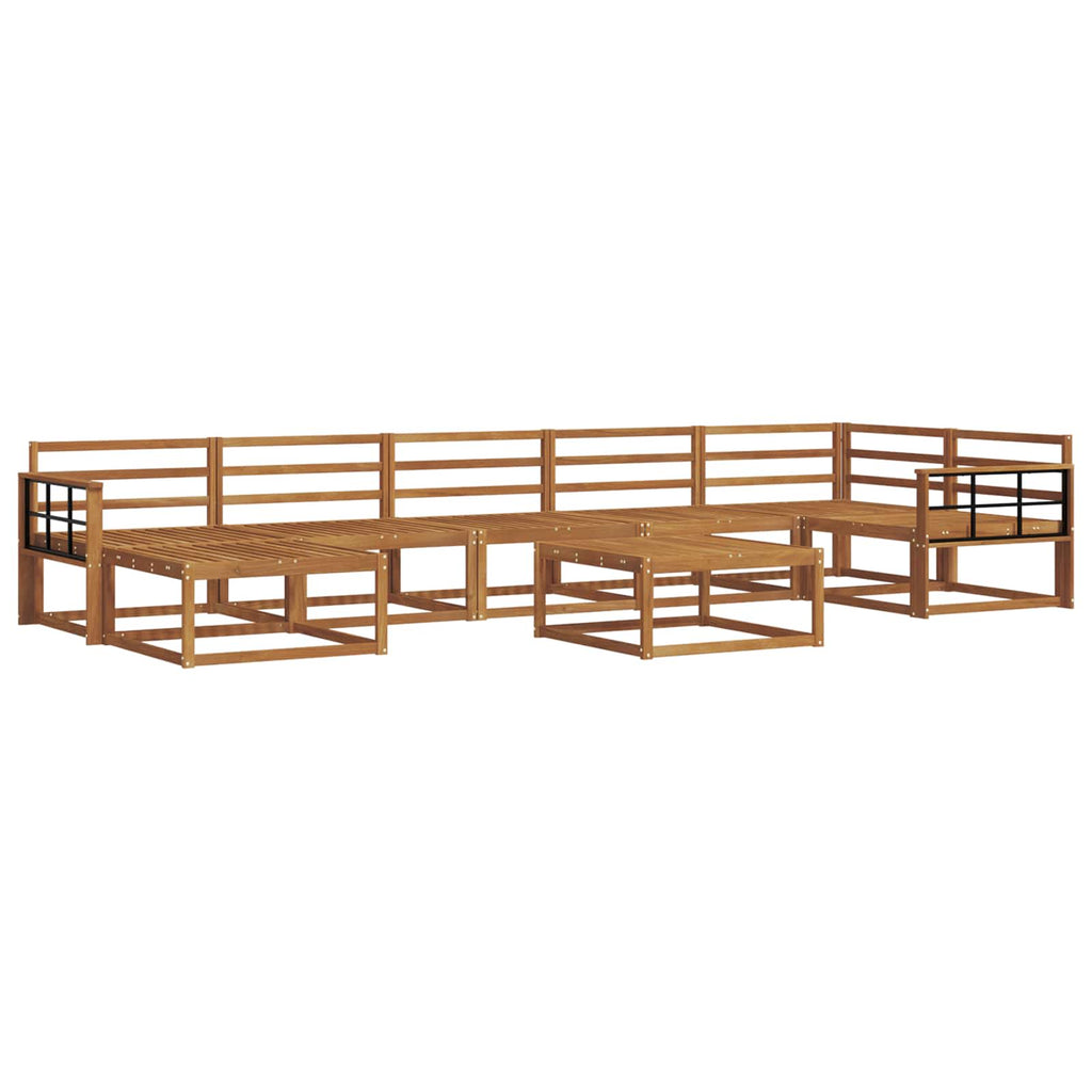 vidaXL Zestaw sof na zewnątrz 8 pcs Naturalny Lite Drewno Akacji