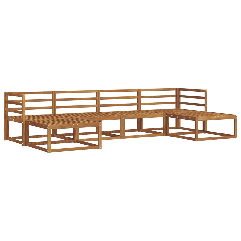 vidaXL Zestaw sof na zewnątrz 6 pcs Naturalny Lite Drewno Akacji