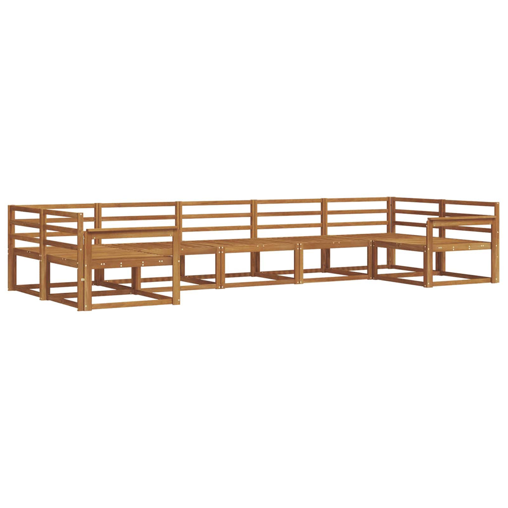 vidaXL Zestaw sof na zewnątrz 7 pcs Naturalny Lite Drewno Akacji
