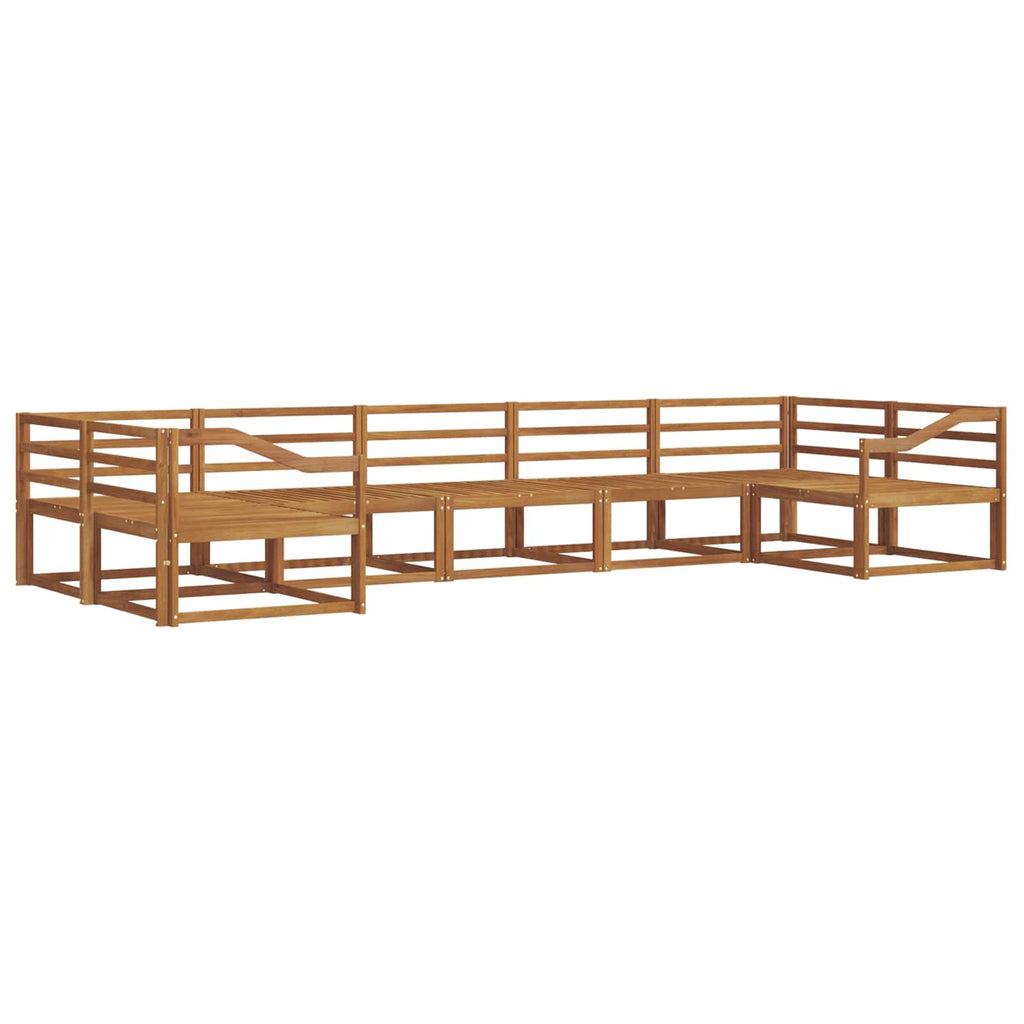 vidaXL Zestaw sof na zewnątrz 7 pcs Naturalny Lite Drewno Akacji